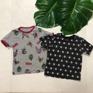Marvel X Star Wars Tees, Boys, 2T